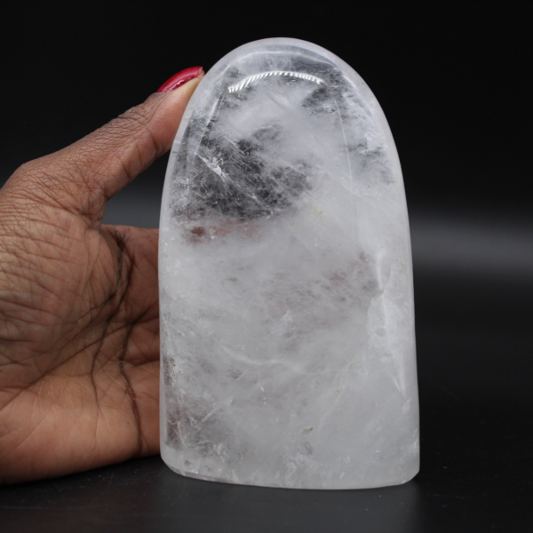 Roca de cristal de roca natural