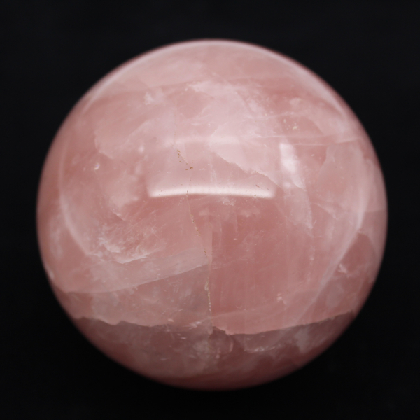 Esfera de cuarzo rosa