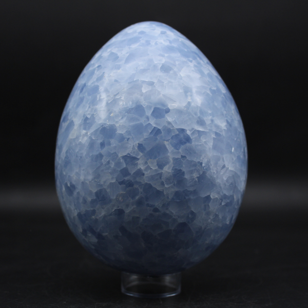 Huevo mineral calcita azul