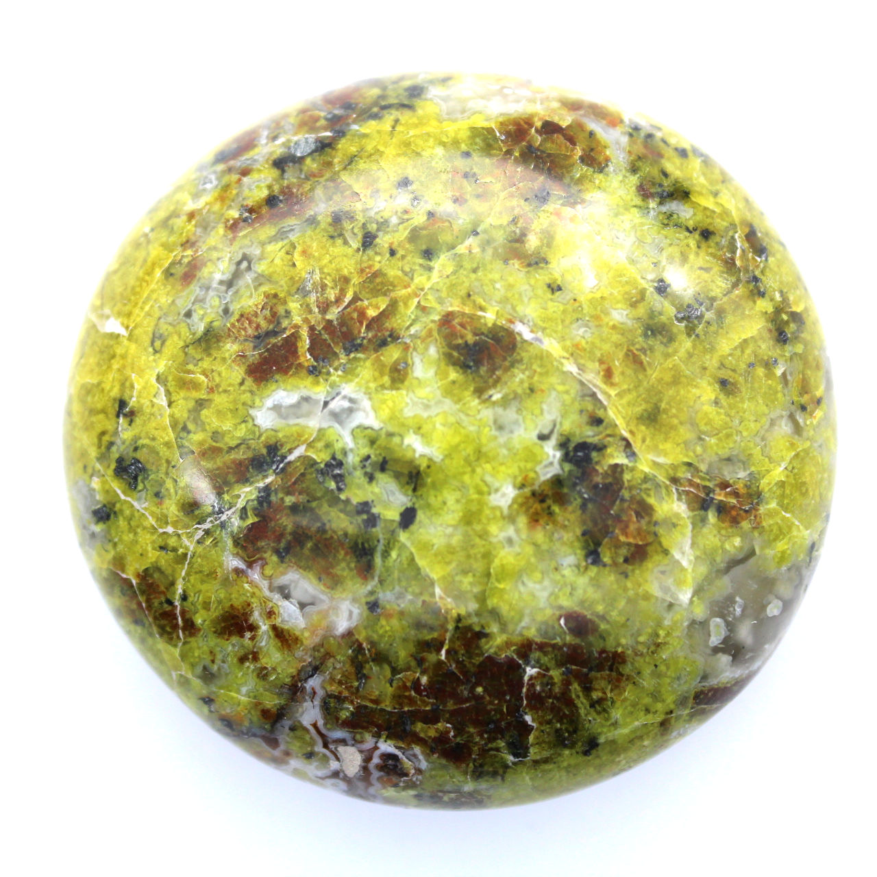 Guijarro de ópalo verde