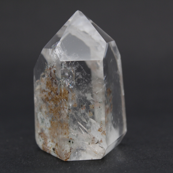Prisma de cristal de roca con inclusión
