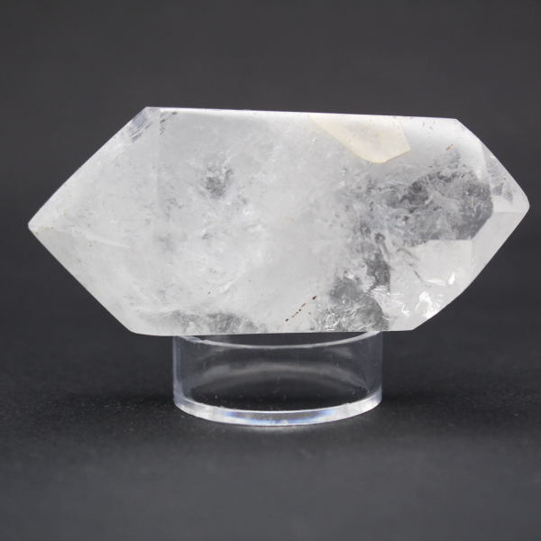 Prisma de cristal de roca bitterminado