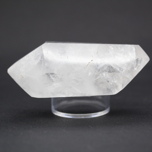 Prisma de cristal de roca bitterminado