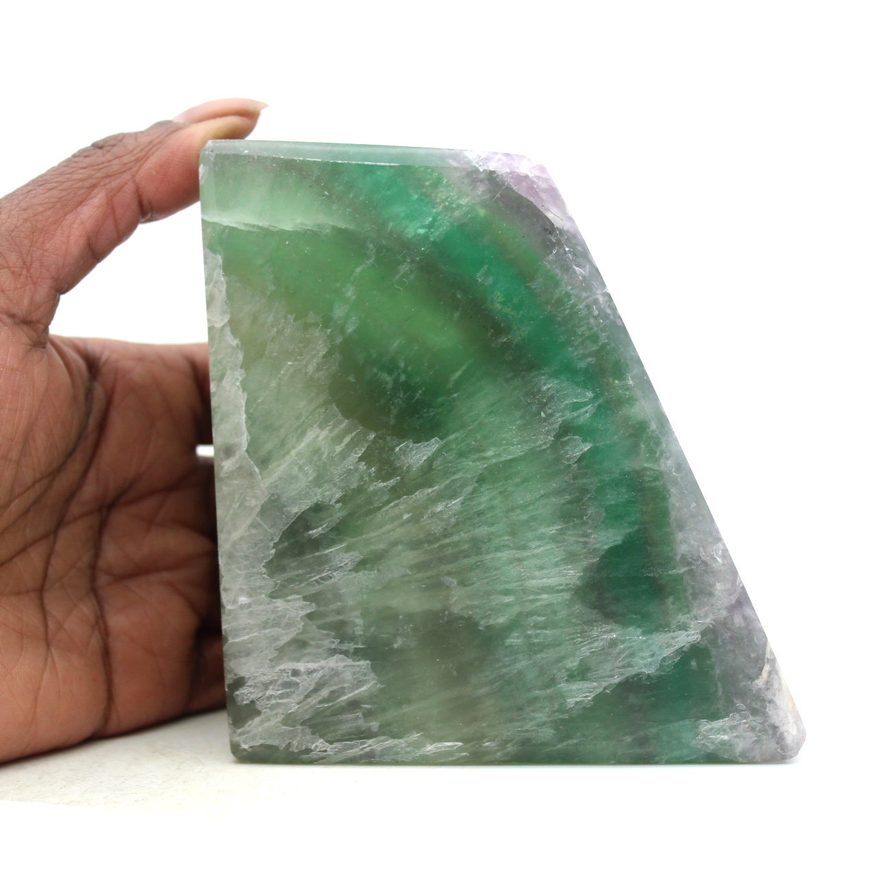 Hexaedro de fluorita verde
