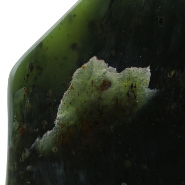 Piedra de jade nefrita natural