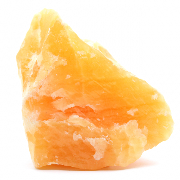 Piedra calcita naranja