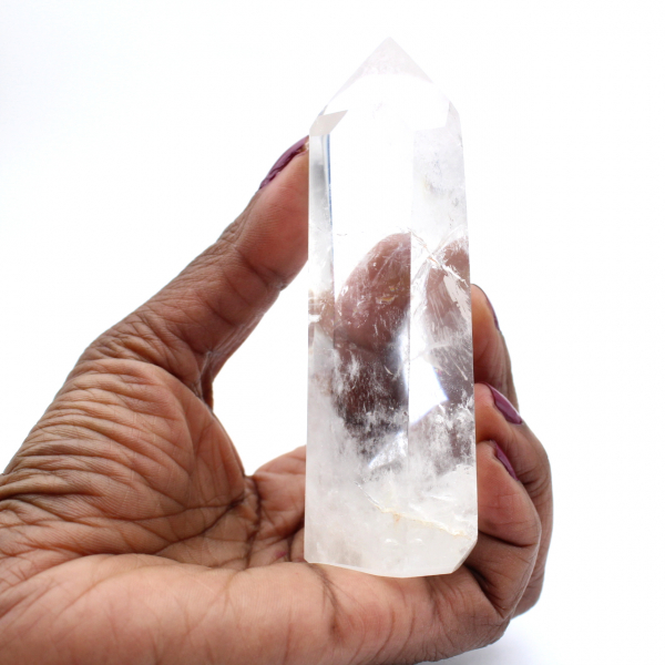 Prisma de cristal de cuarzo de Madagascar