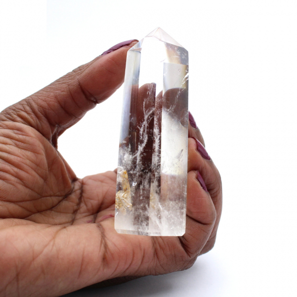 Prisma de cristal de roca de Madagascar