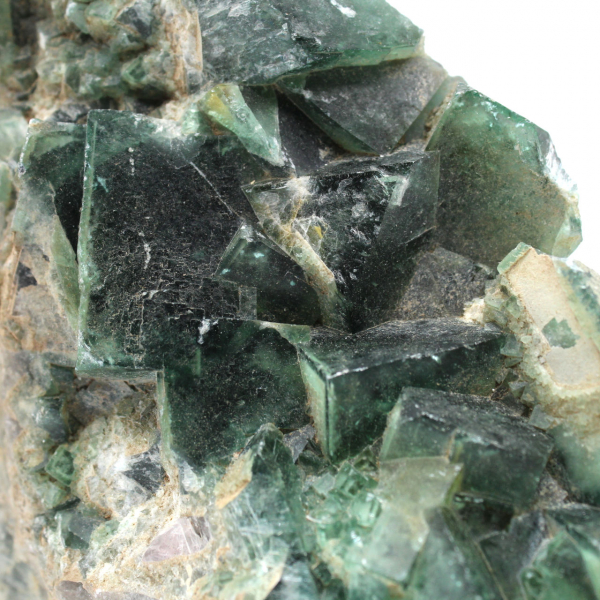 Cristales de fluorita cúbica natural de madagascar