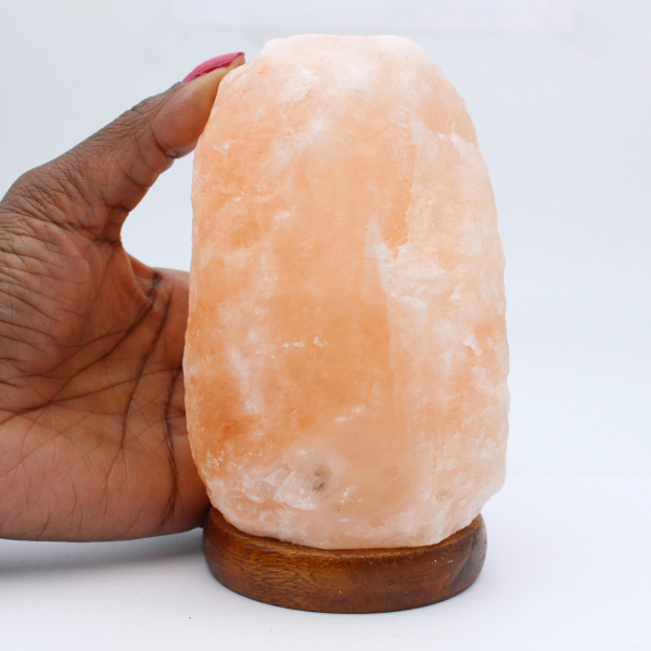 Lámpara de roca de sal del Himalaya
