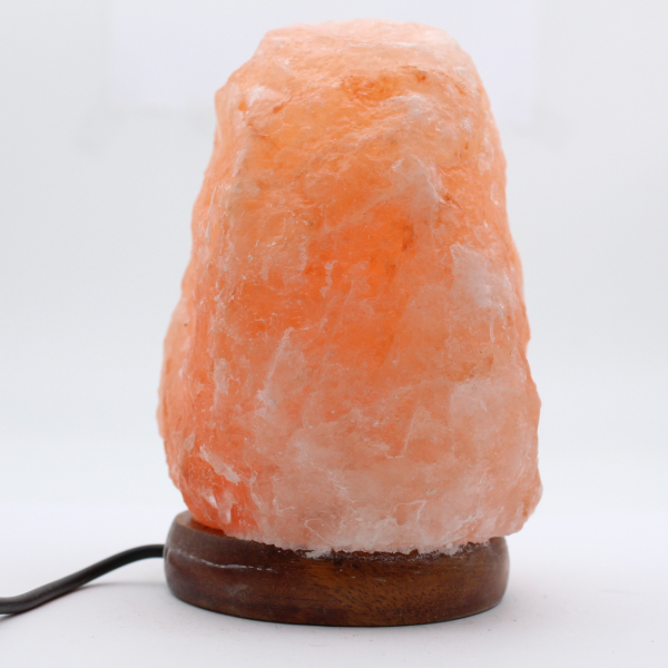 Lámpara USB de sal rosa del Himalaya