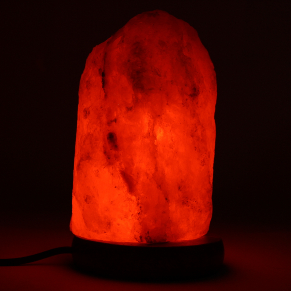 Lámpara USB de sal rosa de Pakistán
