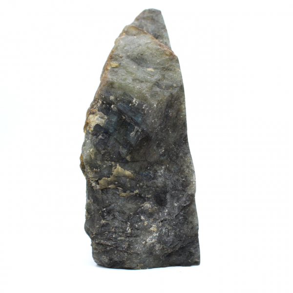 Piedra labradorita natural pulida por una cara