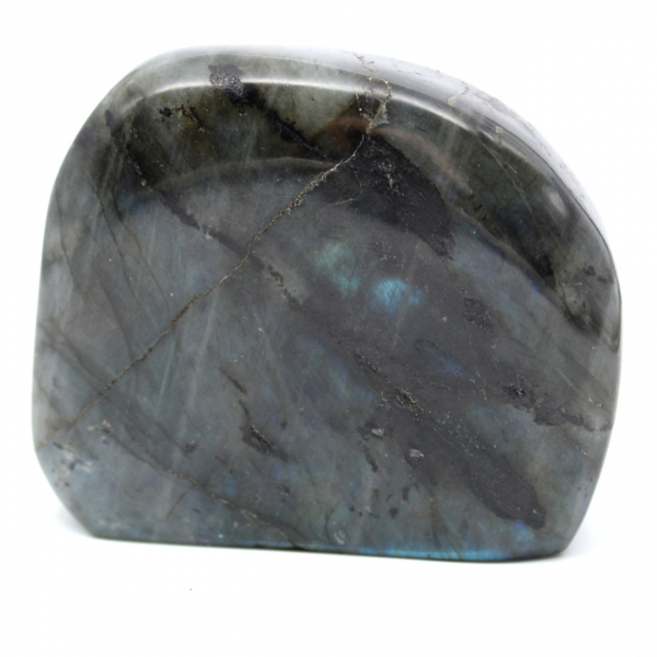 Piedra de labradorita pulida de forma libre