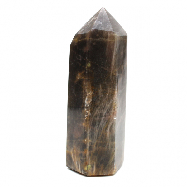 Prisma ornamental de piedra lunar negra