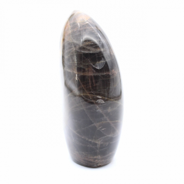 Roca microclina negra pulida