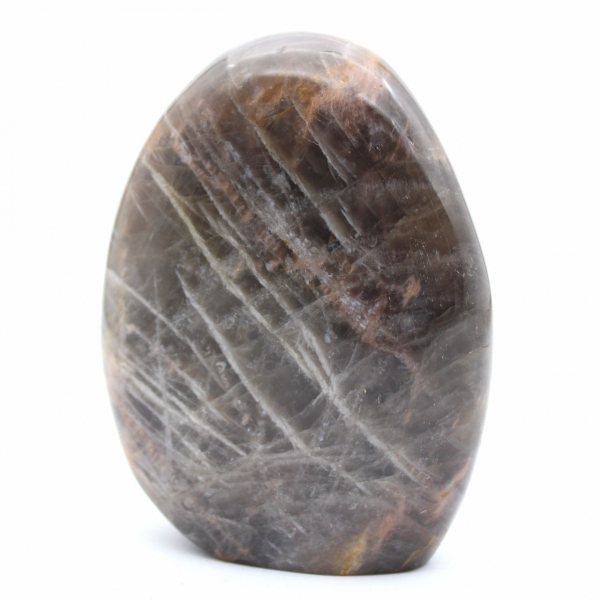 Piedra lunar negra para decoración