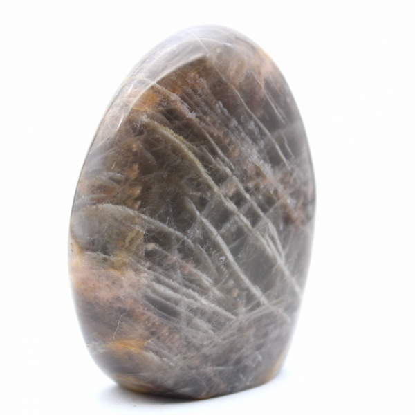 Piedra lunar negra para decoración