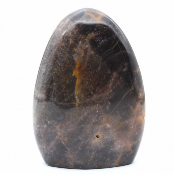 Piedra lunar negra natural coleccionable