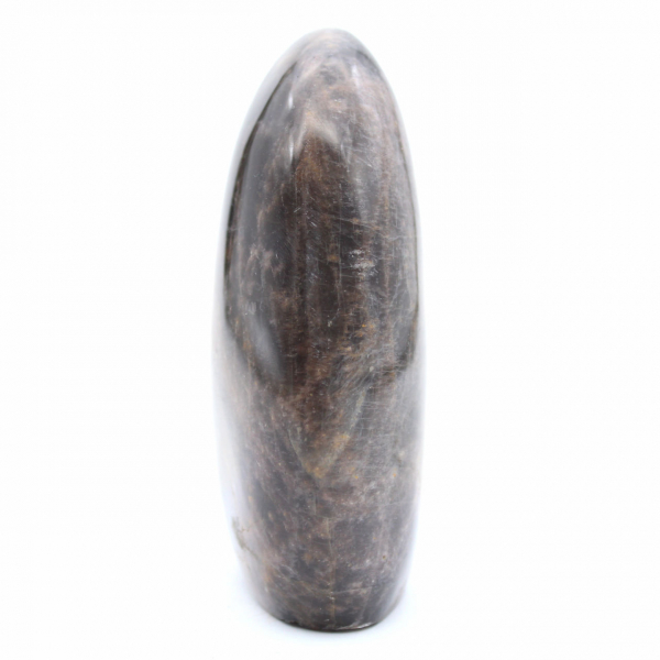 Piedra lunar negra natural coleccionable