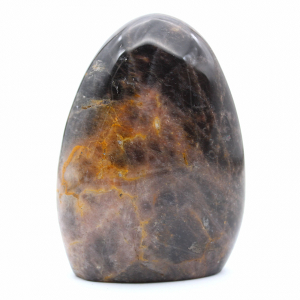 Piedra lunar negra natural coleccionable