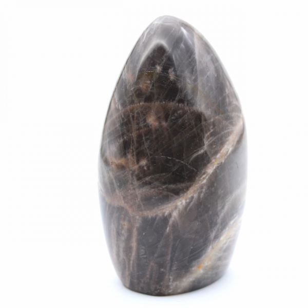 Piedra lunar negra natural