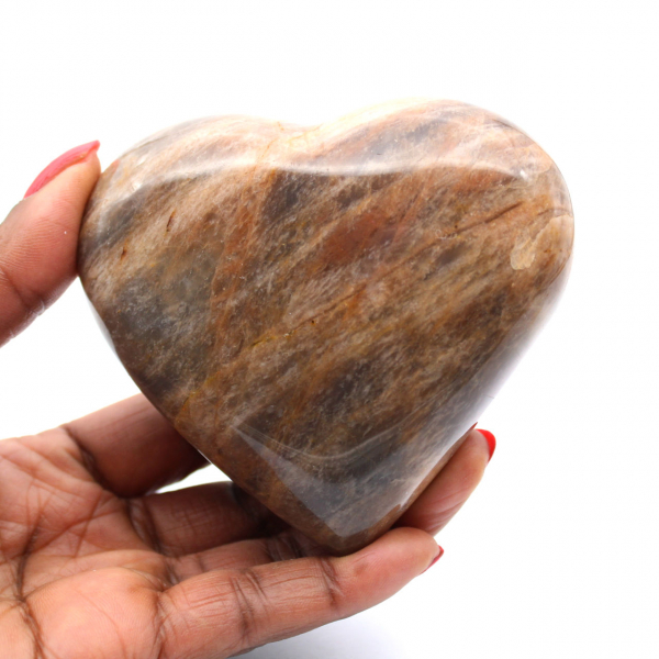 Corazón de microclina de Madagascar
