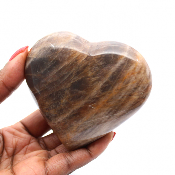 Corazón de piedra de microclina de Madagascar