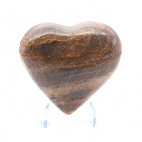 Corazón de piedra lunar de microclina