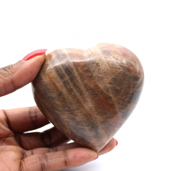 Corazón de microclina negra