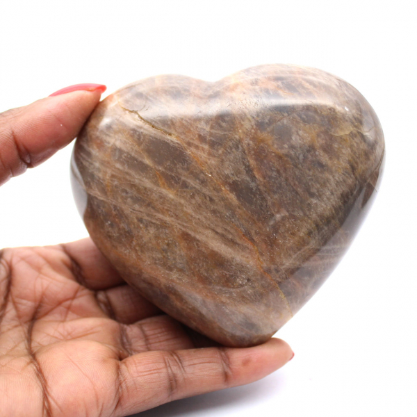 Corazón de microclina de Madagascar