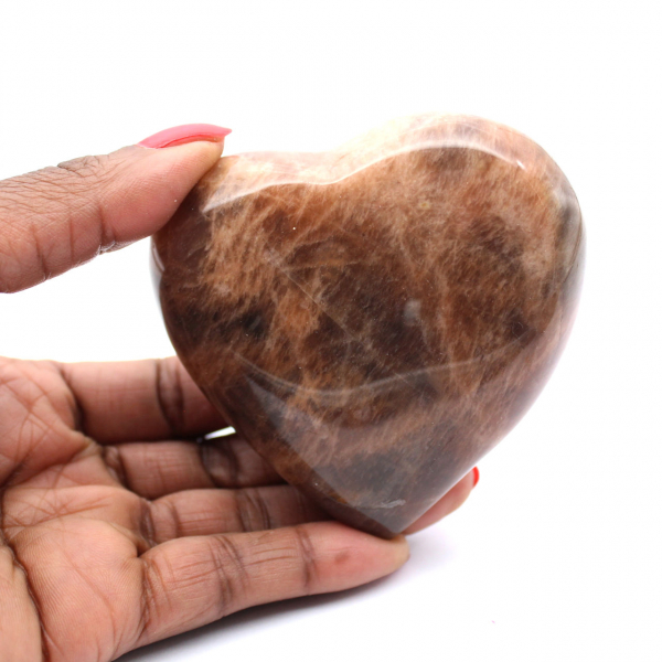 Corazón de piedra de microclina de Madagascar
