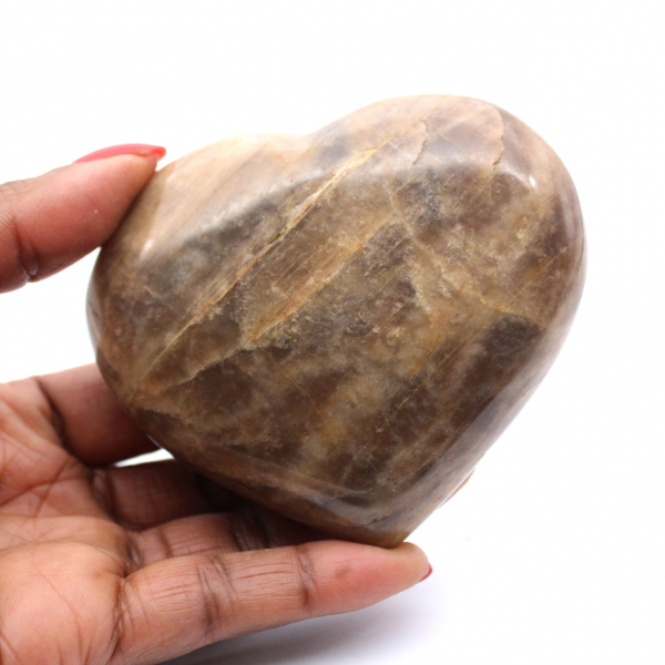 Corazón de microclina negra