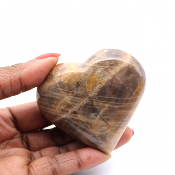 Corazón de piedra de microclina