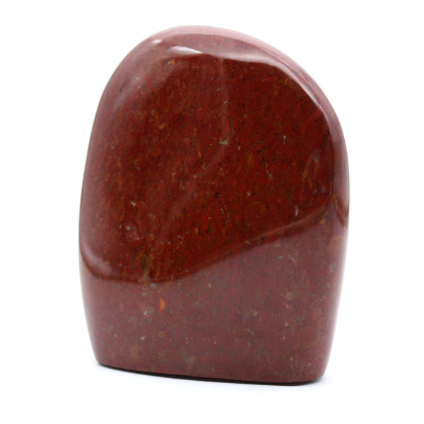 Piedra de jaspe rojo pulido