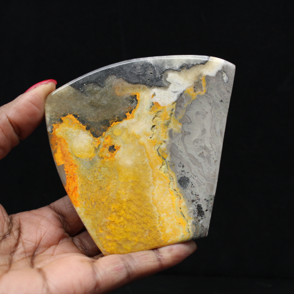 Auténtico adorno decorativo de abejorro de jaspe