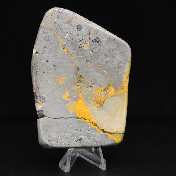 Adorno de jaspe abejorro, pulido, colores vibrantes