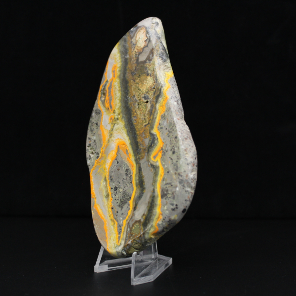 Jaspe abejorro pulido, ejemplar raro de Indonesia