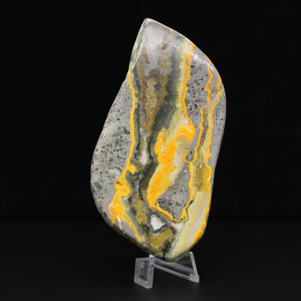 Jaspe abejorro pulido, ejemplar raro de Indonesia