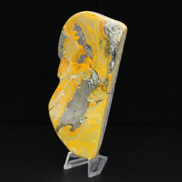 Adorno grande de abejorro de jaspe pulido