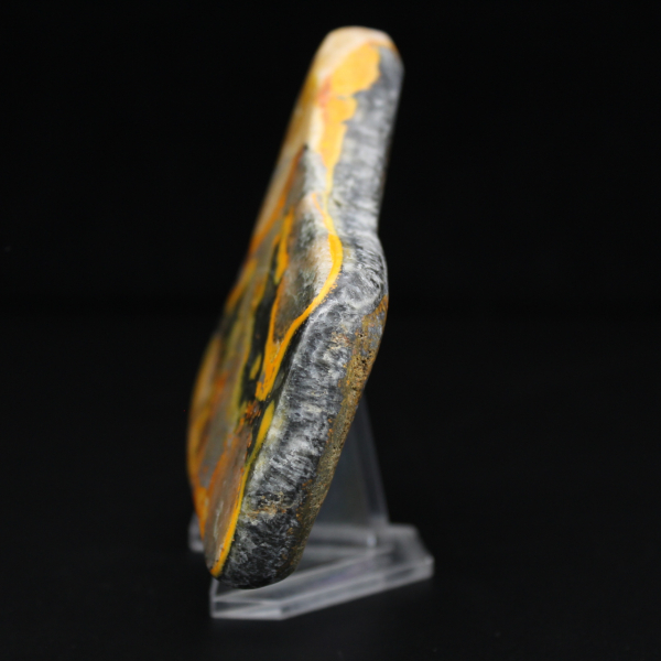 Piedra genuina de jaspe abejorro pulido