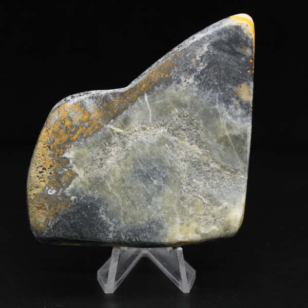 Piedra genuina de jaspe abejorro pulido