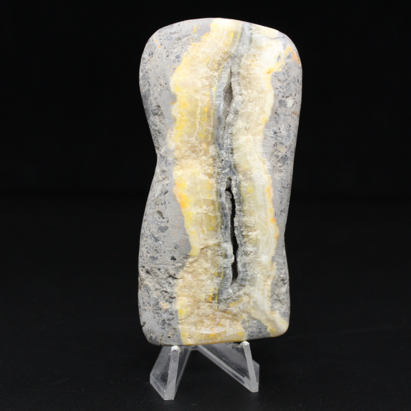 Piedra volcánica abejorro de jaspe liso