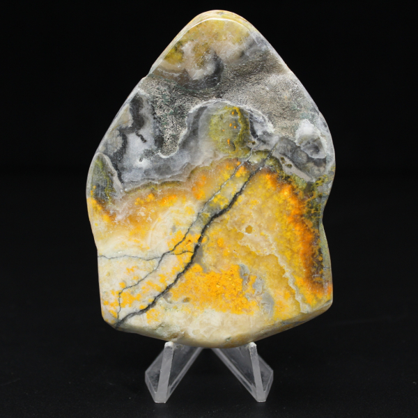 Adorno compacto de jaspe abejorro