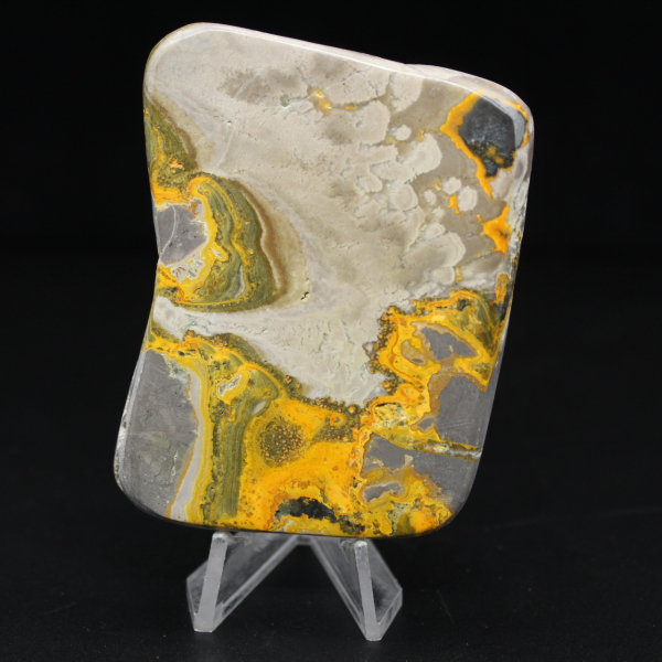 Adorno pequeño de jaspe abejorro pulido