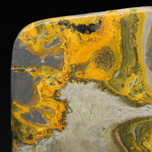 Adorno pequeño de jaspe abejorro pulido