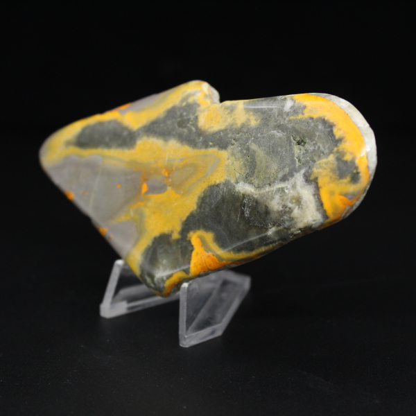 Micromoneda de abejorro de jaspe pulido