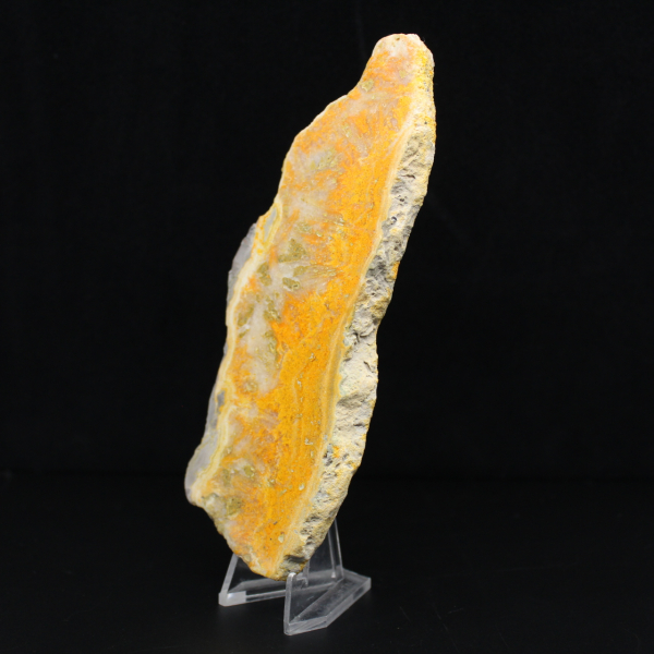 Rebanada pulida de jaspe abejorro de Indonesia