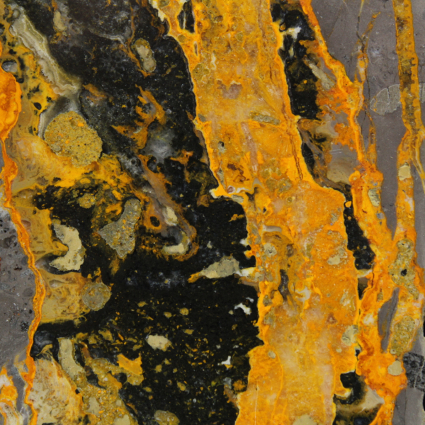 Jaspe abejorro: placa pulida de alta calidad