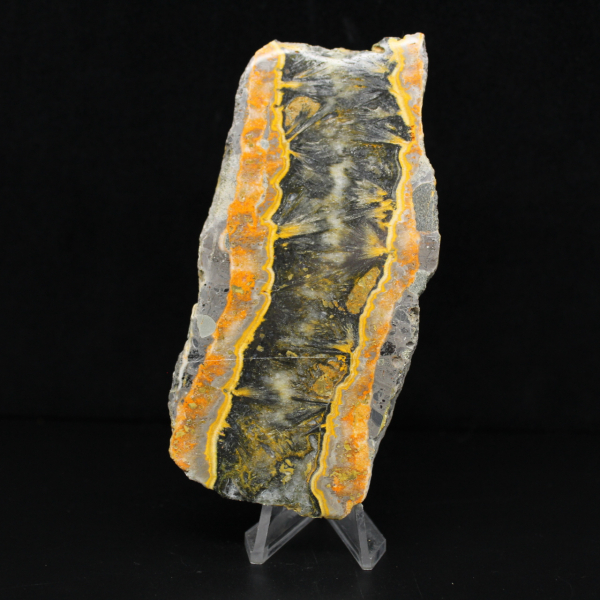 Rebanada de jaspe abejorro - Relieve sedimentario